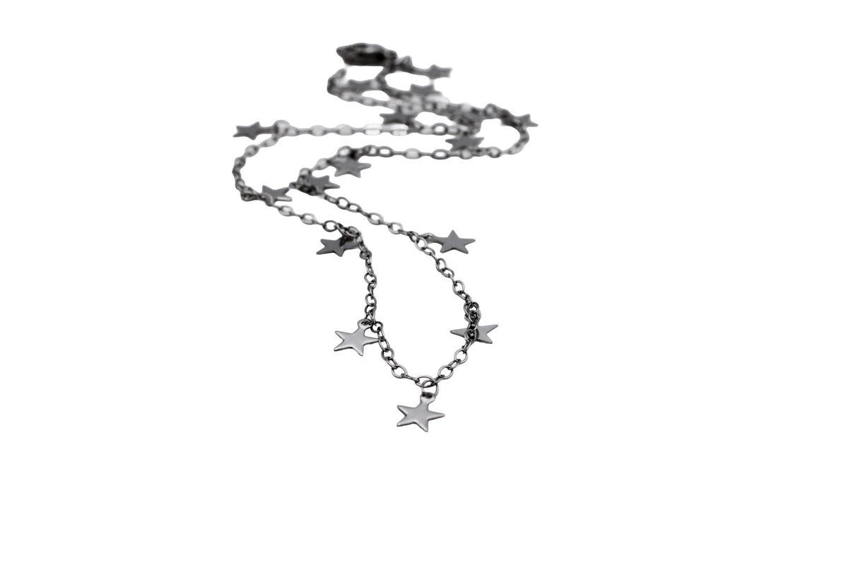 Silver Star Layering Necklace