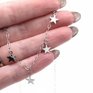Silver Star Layering Necklace