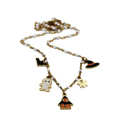 Spooky Halloween Multi Charm Necklace