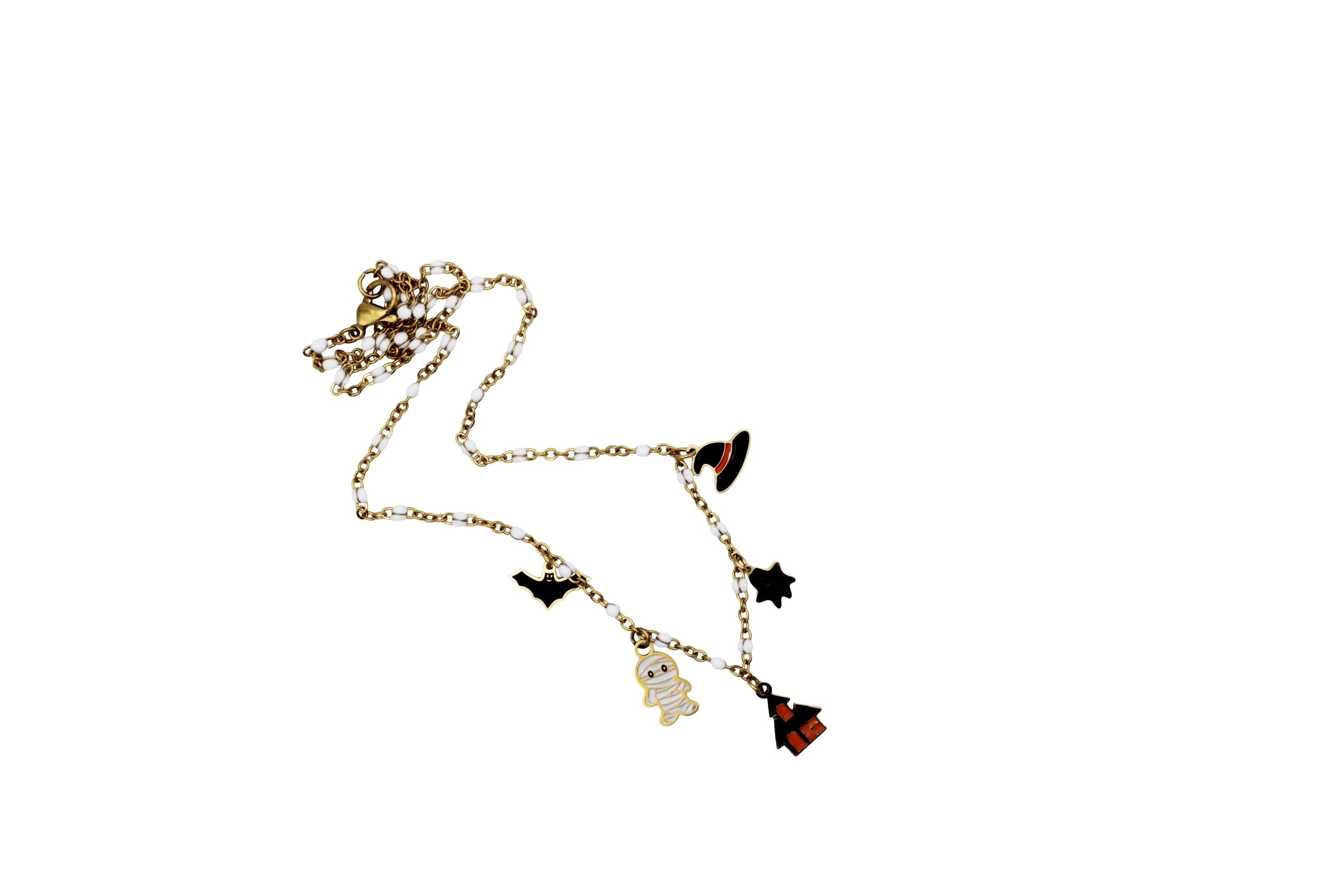 Spooky Halloween Multi Charm Necklace
