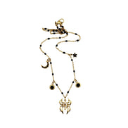 Spider Multi Charm Necklace