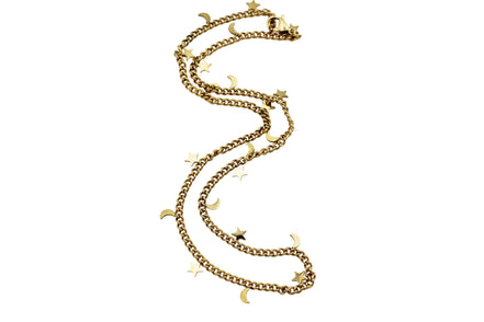 Star & Moon Layering Necklace