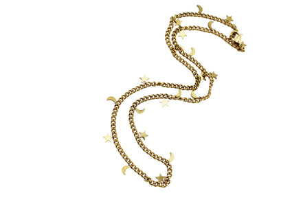 Star & Moon Layering Necklace