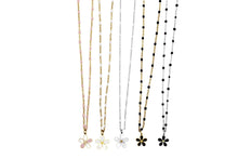 Load image into Gallery viewer, Enamel Daisy Necklace

