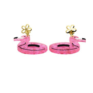 Flamingo Floatie Earrings
