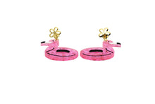 Load image into Gallery viewer, Flamingo Floatie Earrings
