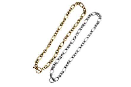 Chunky Chain Toggle Necklace
