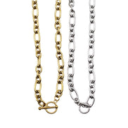 Chunky Chain Toggle Necklace