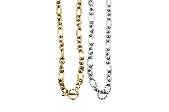 Chunky Chain Toggle Necklace
