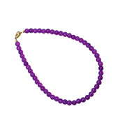 Purple Beaded Necklace