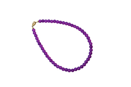 Purple Beaded Necklace