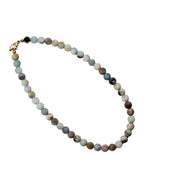 Matte Amazonite Bead Necklace