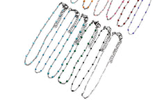 Load image into Gallery viewer, Silver Enamel Bracelet
