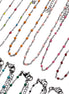 Silver Enamel Anklet