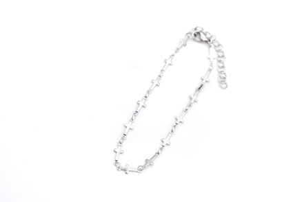 Cross Chain Anklet