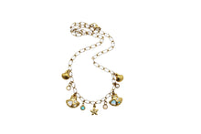 Load image into Gallery viewer, Mermaid Sea Shell Multi Charm Necklace
