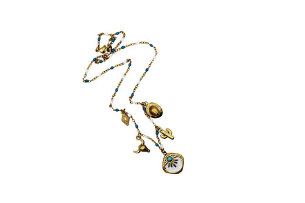 Western Multi Charm Necklace