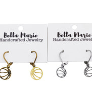 Dainty Basketball Earrings