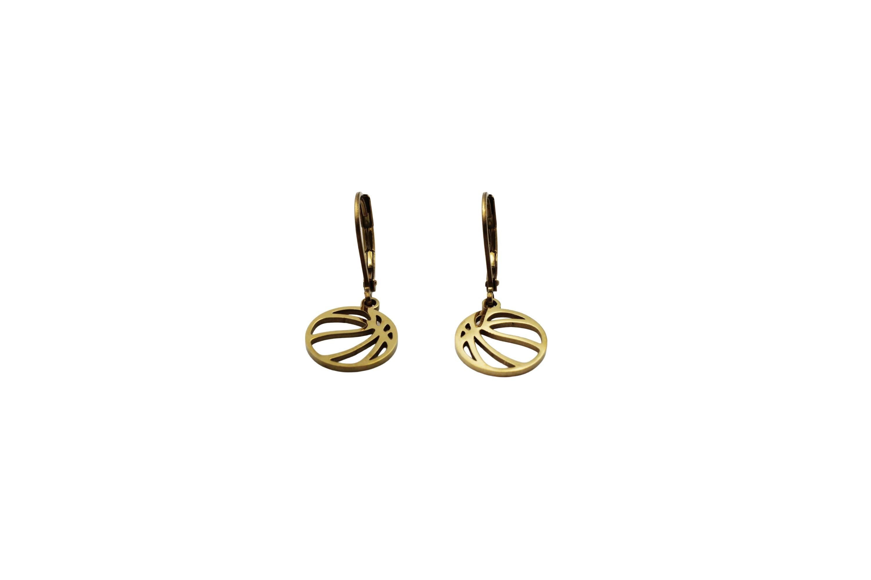 Dainty Basketball Earrings