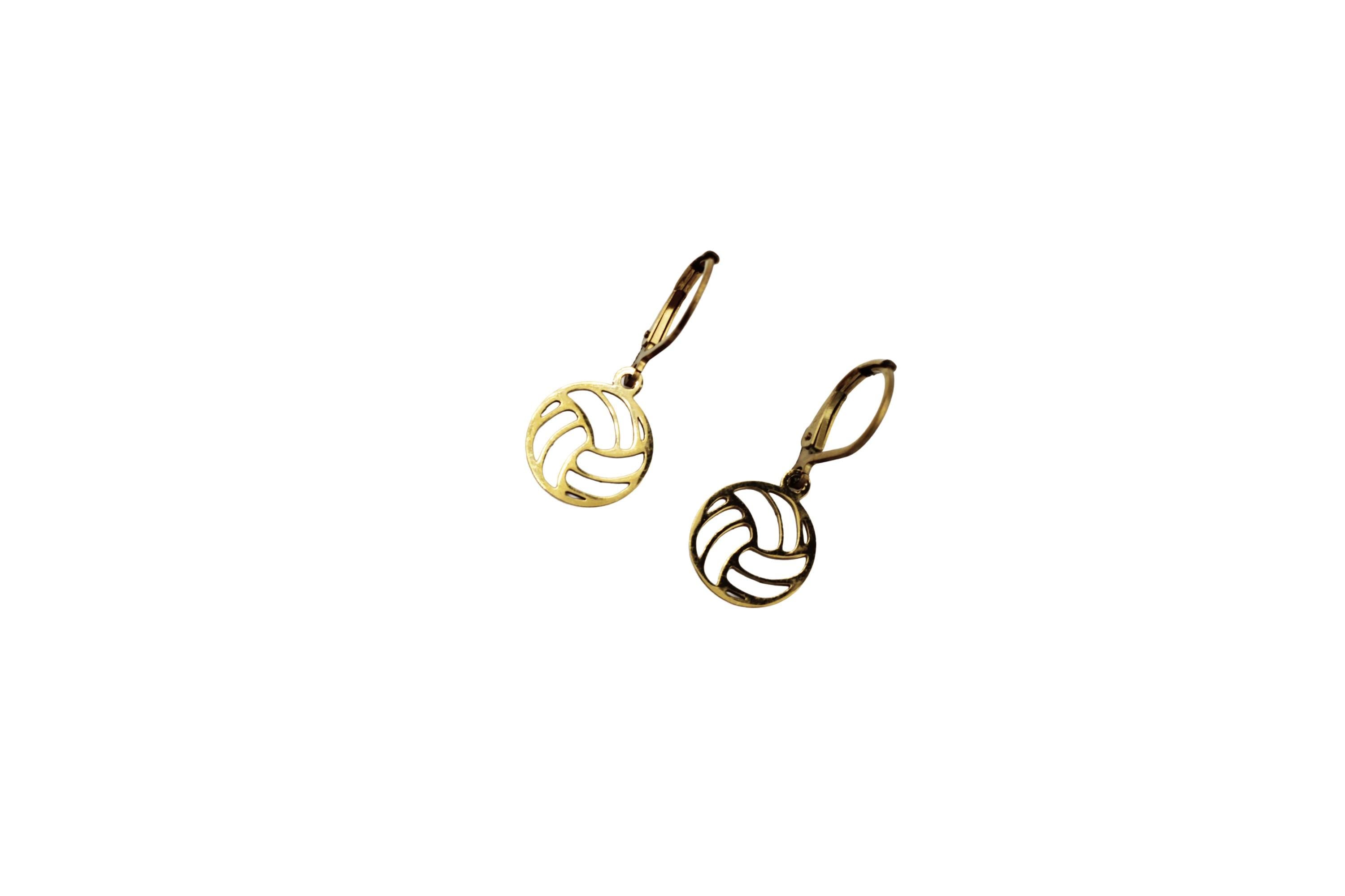 Dainty Volleyball Earrings