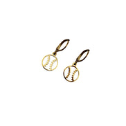Dainty Baseball Softball Earrings