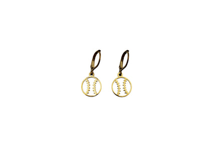 Dainty Baseball Softball Earrings