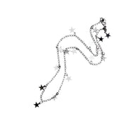 Silver Star Layering Necklace