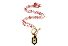Load image into Gallery viewer, Black &amp; Pink Heart Necklace
