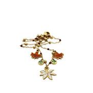 Fall Leaves Multi Charm Necklace