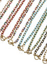 Chunky Enamel Chain Toggle Necklace