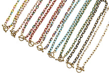 Load image into Gallery viewer, Chunky Enamel Chain Toggle Necklace
