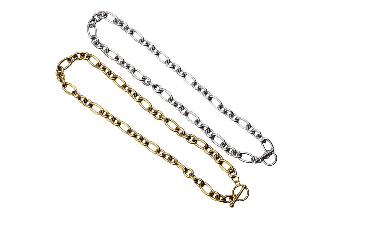Chunky Chain Toggle Necklace