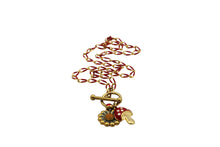 Load image into Gallery viewer, Mushroom &amp; Flower Charm Necklace
