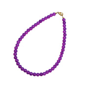 Purple Beaded Necklace