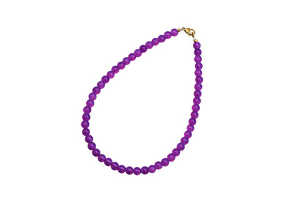 Purple Beaded Necklace