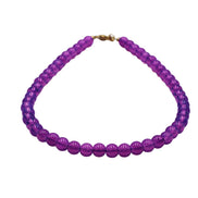Purple Beaded Necklace