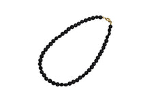 Load image into Gallery viewer, Black Faceted Bead Necklace
