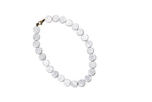 Load image into Gallery viewer, White Flat Shell Pearl Bead Necklace
