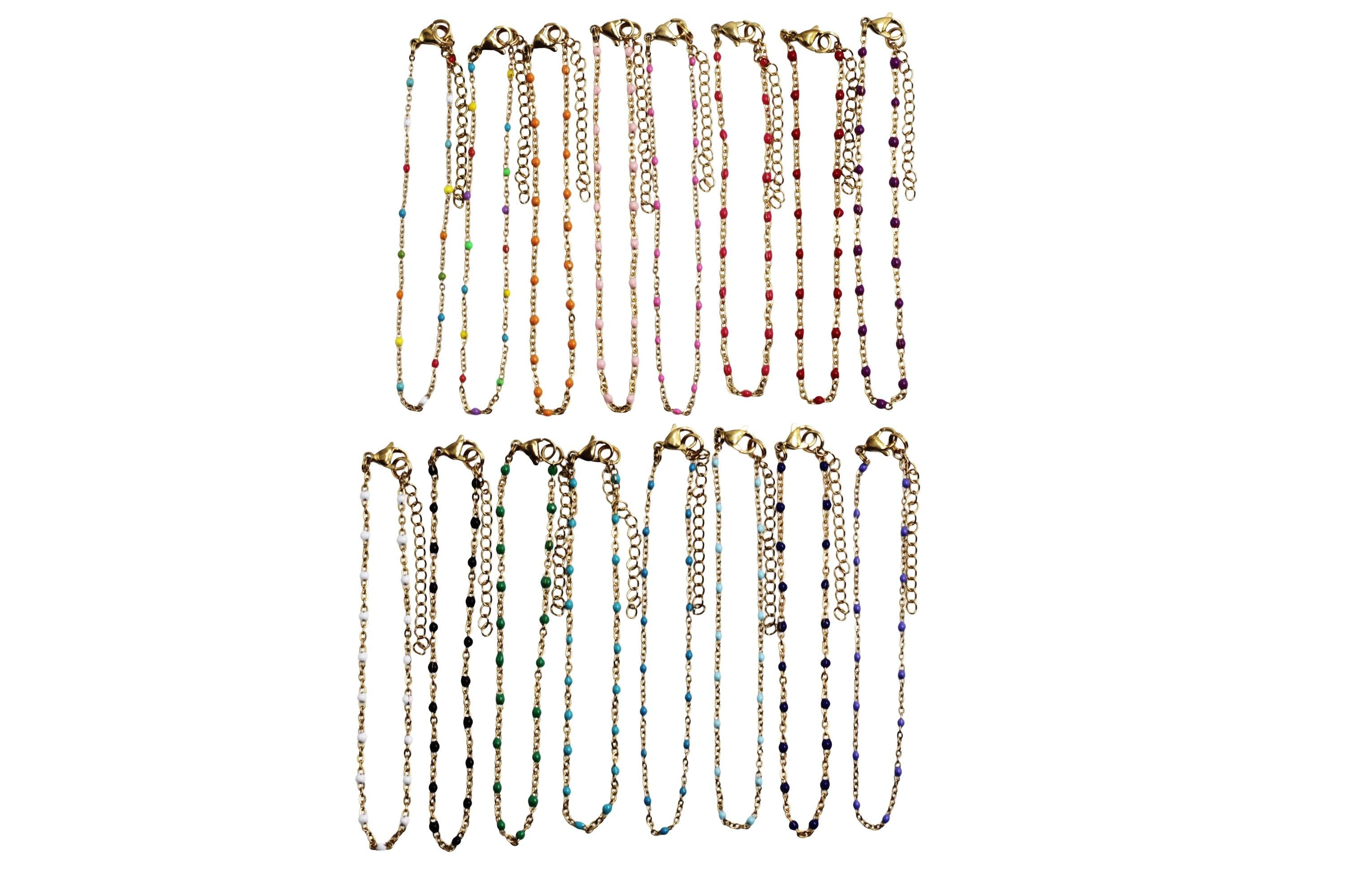Gold Enamel Bracelet