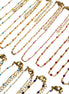 Gold Enamel Bracelet