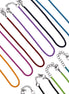 Silver Box Chain Enamel Anklet