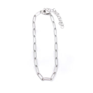 Chunky Paperclip Chain Anklet