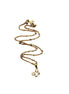 Gold Butterfly Rhinestone Necklace