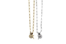 Load image into Gallery viewer, Cross &amp; Rhinestone Charm Necklace
