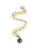 Gold Abalone Sun Necklace