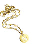 Gold N Circle Charm Necklace