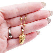 Acorn Charm Necklace
