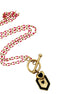 Black & Pink Heart Necklace