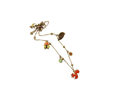 Woodland Animals Multi Charm Necklace