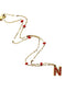 Red Enamel N Necklace